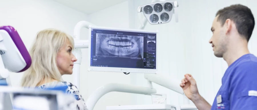 Dental implant consultation